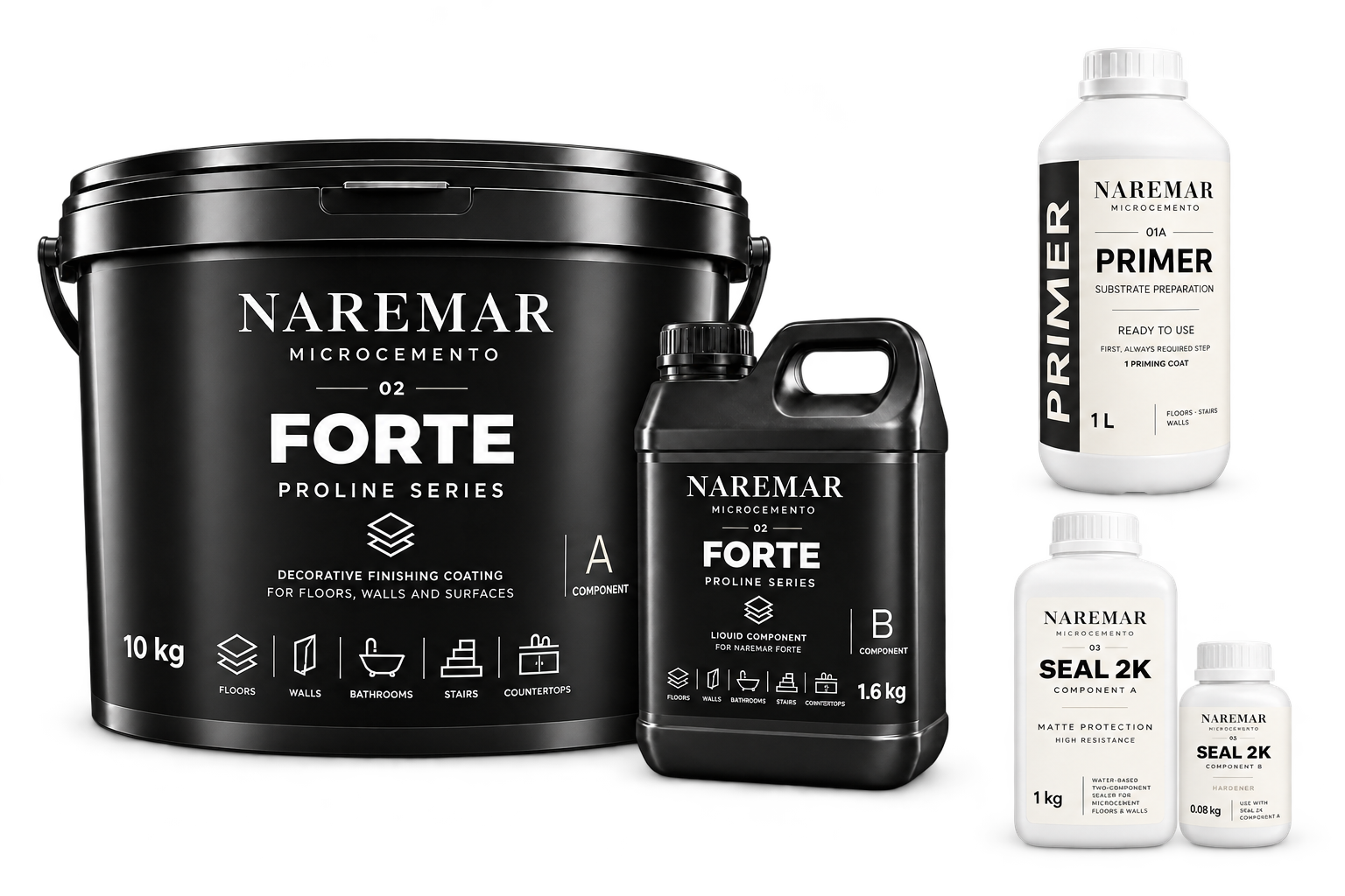 FORTE KIT · Pozostałe pomieszczenia / standardowe podłoże