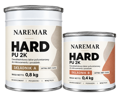 NAREMAR HARD 1,2 kg — składnik A 0,8 kg i składnik B 0,4 kg