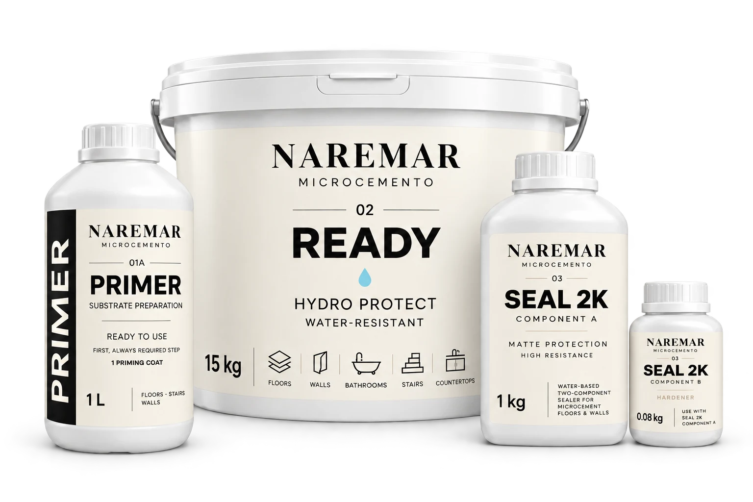 Cały READY KIT: PRIMER, READY i SEAL 2K A/B