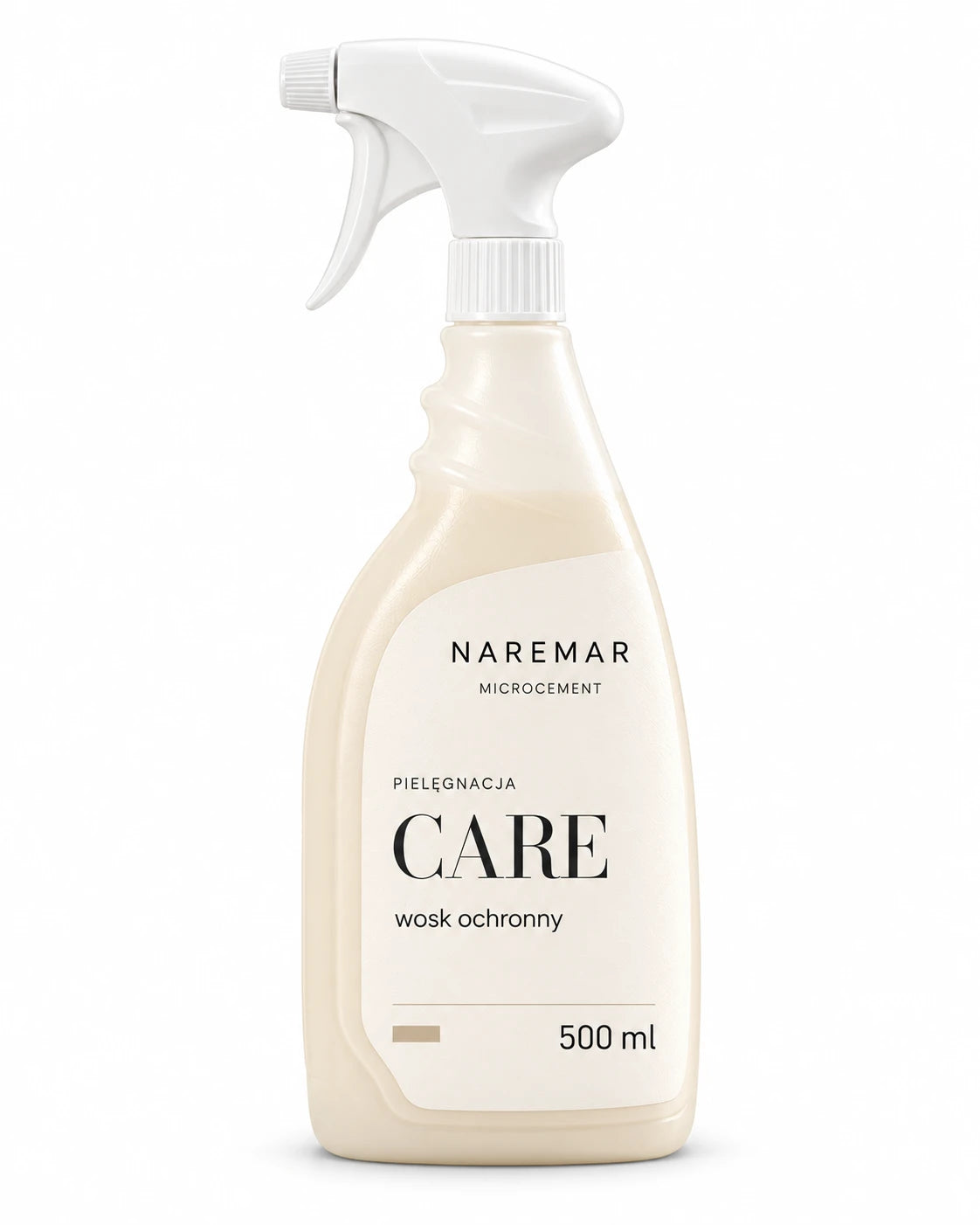 Butelka NAREMAR CARE 500 ml — widok etykiety