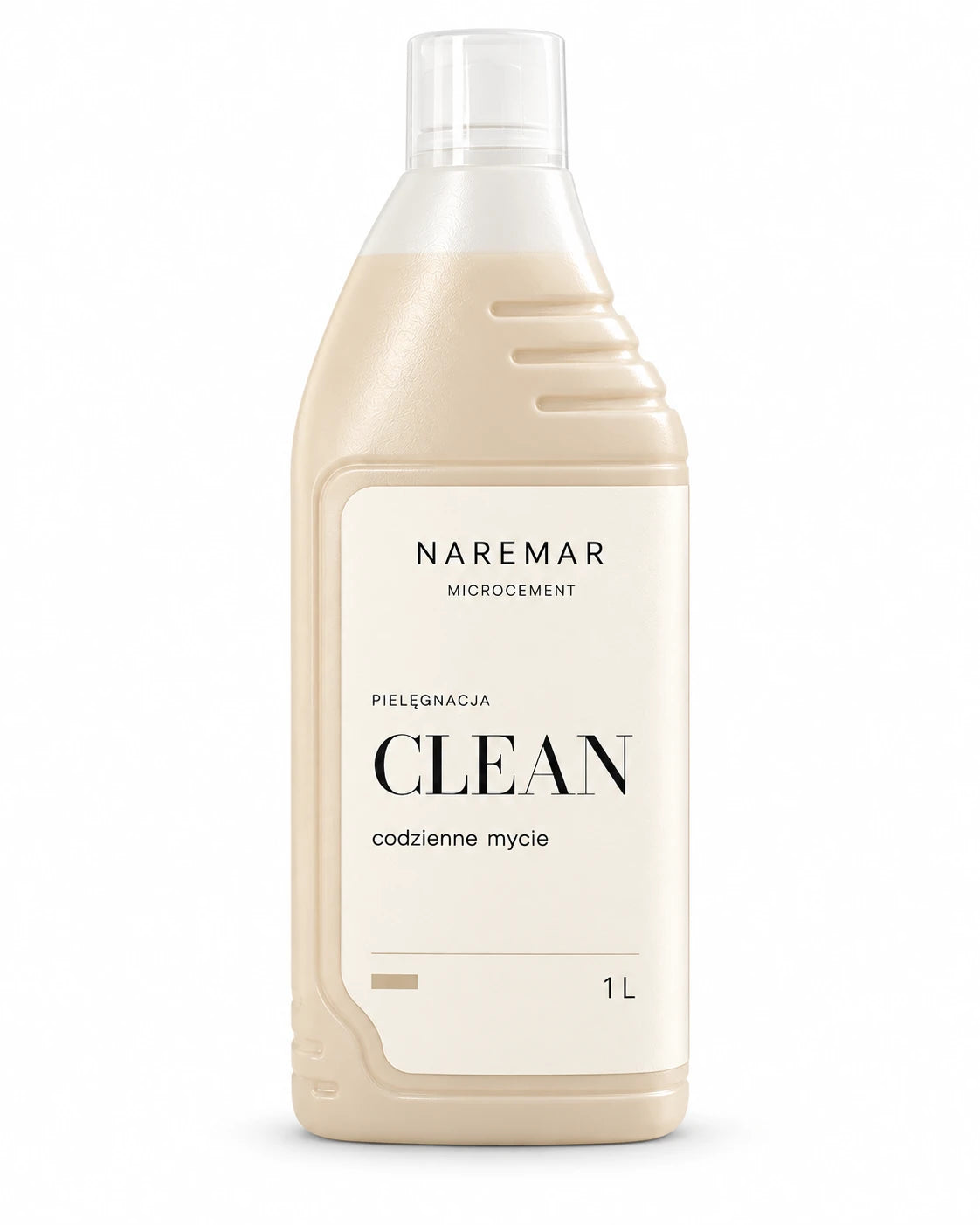 Butelka NAREMAR CLEAN 1 L — widok etykiety