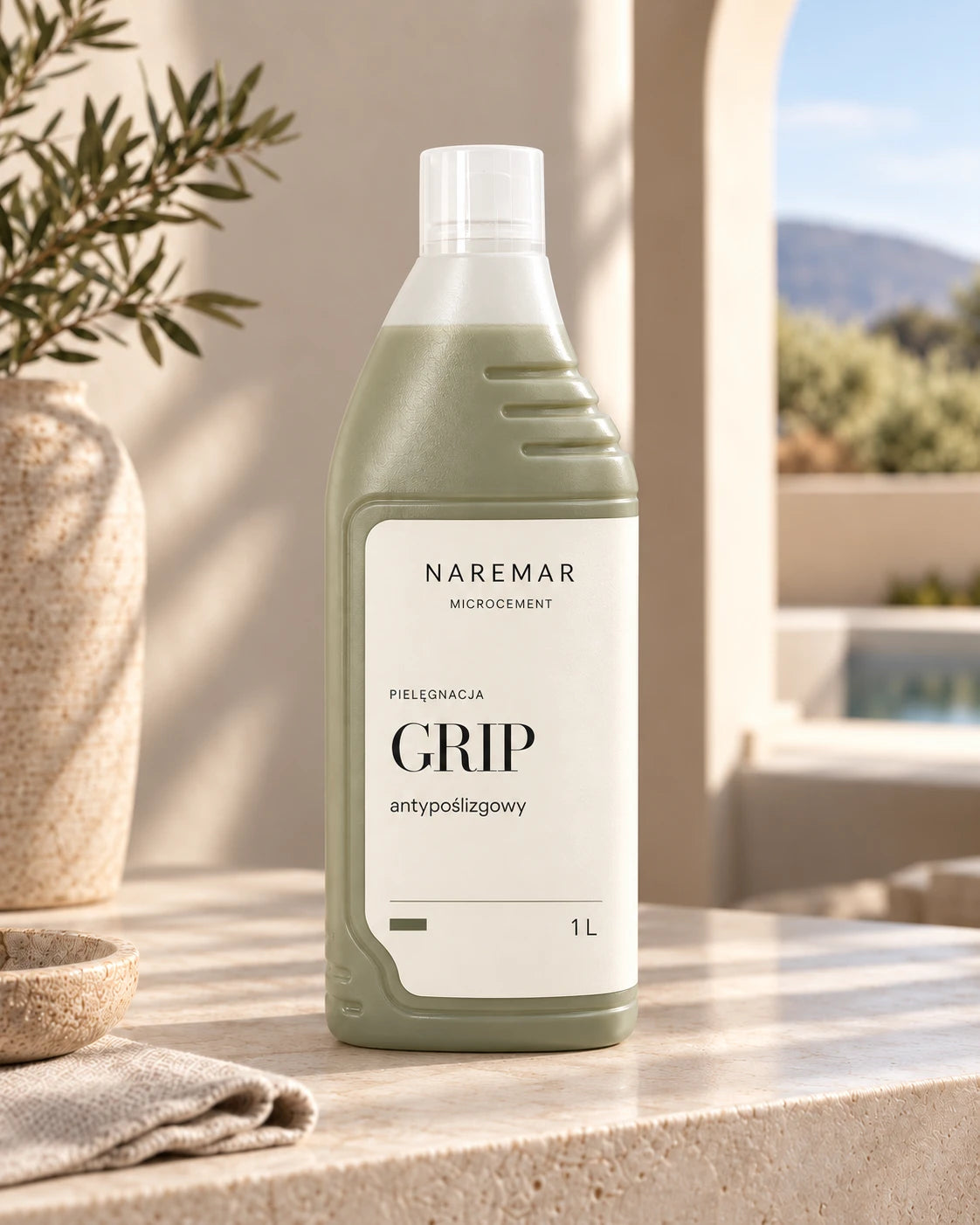 NAREMAR GRIP 1 L na jasnym kamiennym blacie
